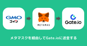 GMOコインからGate.ioに送金できない時の対処法①メタマスクを経由する