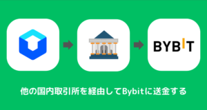 LINE BITMAXからBybitに送金できない時の対処法②他の国内取引所を経由する