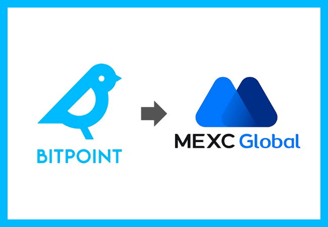 BITPOINT（ビットポイント）からMEXCに送金する方法